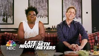 Game of Jones Leslie Jones and Seth Return to Watch Game of Thrones [upl. by Attennod623]