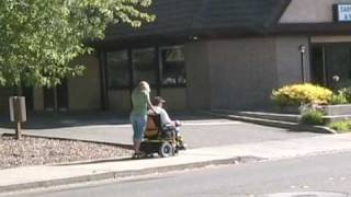 The CareEon  Ride behind wheelchair skateboard [upl. by Arateehc]