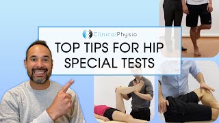 Hip Special Tests Review  Expert Physio Top Tips [upl. by Kelcey843]