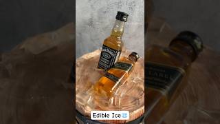 How to Make Edible Ice for Cake Decoration 🧊 100 Vegetarian Recipe  tipsters and tricks shorts [upl. by Kauppi]