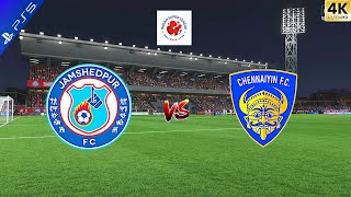 Jamshedpur FC vs Chennaiyin FC  ISL India  Super League  Full Match  FC 25 Gameplay [upl. by Anirtek260]