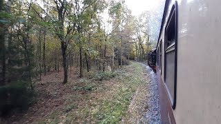 Herbstdampf auf der Selketalbahn am 20102024   Auf zum Ramberg [upl. by Ahsiemaj]