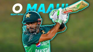 O Maahi Ft Babar Azam❤️  Beat Sync  WaleedEditz [upl. by Tserof176]