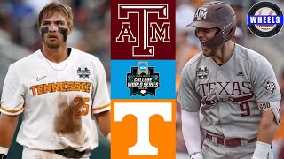 3 Texas AampM vs 1 Tennessee Finals Game 1  College World Series  2024 College Baseball [upl. by Rania]