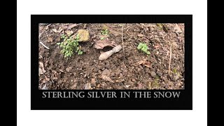 Sterling Silver In The Snow  Bottle Digging  Marbles  Antiques  Powhatan Point Ohio Milk Bottle [upl. by Assilav]