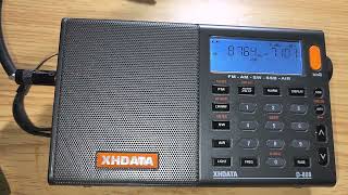 Original XHDATA D808 VS NEW Sihuadon D808 Chesapeake VA Maritime signal 8764 kHz USB Shortwave [upl. by Camille]