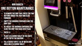 Mini Barista One Button Maintenance [upl. by Dalston]