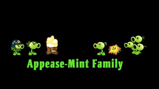 Appeasemint Family Ranking PVZ2 [upl. by Hameean544]