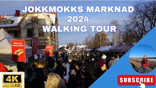 Jokkmokks Marknad 2024  Walking Tour [upl. by Kecaj]