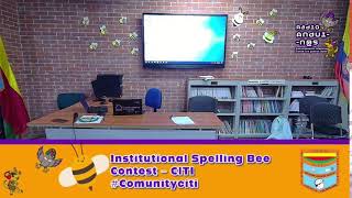 Institutional Spelling Bee Contest [upl. by Olihs]