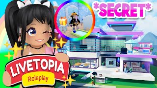 SECRET BABY ROOM NEW MANSION in LIVETOPIA Roleplay roblox [upl. by Novia]