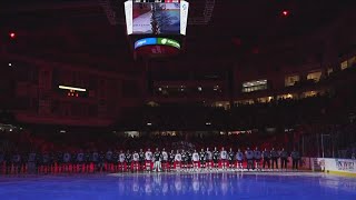 Sight sounds of Steelheads playoff hockey in downtown Boise [upl. by Caves]