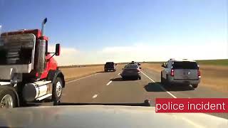 quotRaw Dashcam Video Oklahoma HighSpeed Police Chase Ends in Dramatic Crashquot [upl. by Edy]