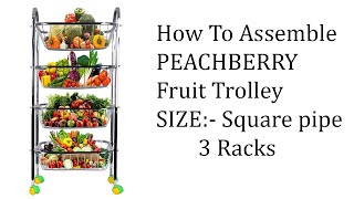 Peachberry Ultimate Kitchen Organization Bartan Stand Rack Fitting [upl. by Erek]