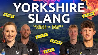 Yorkshire Slang with Georgia Taylor Brown amp Gordon Benson Vs American Triathletes [upl. by Ayr]