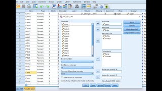 Regression Analysis Using ProcessMacro Model 4 in SPSS [upl. by Aralk436]