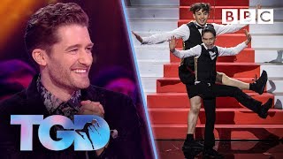 Matthews phenomenal James and Oliver in staircase challenge  The Greatest Dancer  LIVE [upl. by Nasia54]