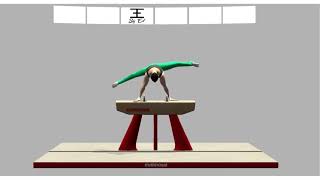 Hardest Pommel Horse Routine 2021 [upl. by Tobin164]