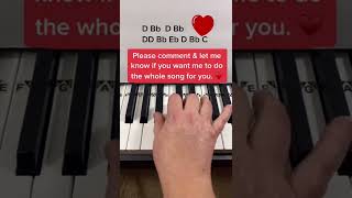 Drivers License Piano Tutorial 💔😢☹️ shorts [upl. by Onairam]