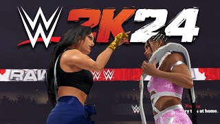 BIANCA BELAIR IS THE REALEST  WWE 2K24 MYRISE UNLEASHED  Episode 18 [upl. by Sakram]