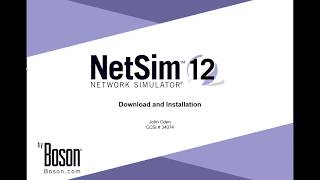 Netsim 12 Download Installation and Activation [upl. by Coughlin]