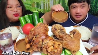 CRISPY PATA MUKBANG [upl. by Iaoh305]