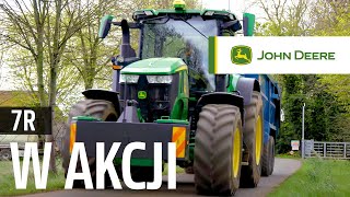 Prawdziwe opinie rolników na temat JOHN DEERE 7R w akcji [upl. by Assilev]