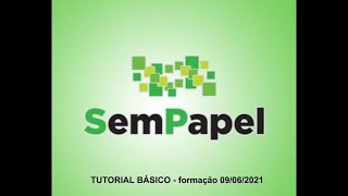 Tutorial básico SP Sem Papel [upl. by Ahsit274]