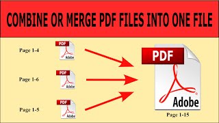 How to Combine PDF Files into One  How to Merge PDF Files FREE [upl. by Naitsyrk]