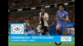 🏅 Frankreich  Deutschland  FUSSBALL  Damen Finale  OLYMPIA 2024 [upl. by Hsaniva]