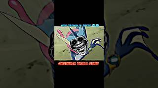 Ash Greninja High Level Speed  Greninja Troll Face shortsviral [upl. by Leihcey]