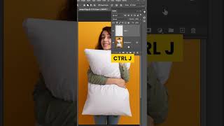 Adobe Photoshop 2025  How to create realistic pillow mockup tutorial shorts sukasstudio20 [upl. by Jeno540]