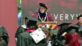 2024 Grinnell College Commencement Closing Remarks and Cap Toss with President Anne F Harris [upl. by Brietta]