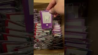 ENAMEL PINS PACKAGING 100 PINS ORGANIZED shorts youtubeshorts [upl. by Judd]