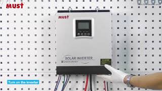 PV1800 VPM High Frequency Off Grid Solar Inverter Installation Video [upl. by Idyak727]