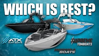 ATX vs SUPREME vs MOOMBA The Ultimate Boat Test [upl. by Ludwig]