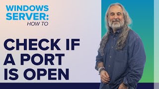 How to Check if a Port is Open on Windows Server 2016 2019 2022 [upl. by Nivan]