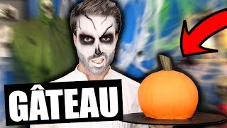 RECETTE HALLOWEEN FACILE GATEAU CITROUILLE  CARL IS COOKING [upl. by Pelagia699]