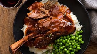 Lamb Shanks with Red Wine Sauce [upl. by Barmen]