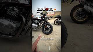 Custom Continental GT 650🔥 Modifications shorts youtubeshorts royalenfield [upl. by Castor904]