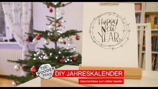 Einfacher Kalender selbst gemacht  DIY [upl. by Oile944]