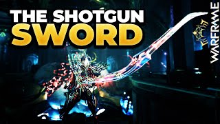 Warframe  The Shotgun Sword  Tennokai Tatsu Prime  8m Range 162 Status Rad  Slash [upl. by Rimas]