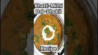 Gujarati Tasty KhattiMithi Dal🍴👌 Dhokli  Dal Tikki🤤  Gujarati Recipe😋 gujaratifood mrsverma [upl. by Acilgna246]