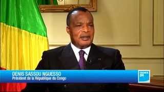 FRANCE 24 LEntretien  Denis Sassou Nguesso se défend sur le sujet des biens malacquis [upl. by Isej]