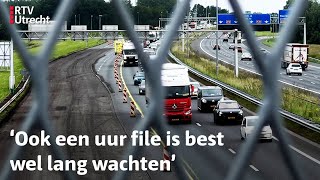 Monsterfile door megaklus op A12 valt mee maar advies blijft neem andere route  RTV Utrecht [upl. by Alin747]