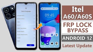 Itel A60A60S Frp Bypass Android 12  Itel A662L A662LM Google Account Bypass Without Pc 2024 [upl. by Ettennyl]