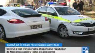 Un tânăr cu Porscheul a pus pe jar poliţia [upl. by Aysan]