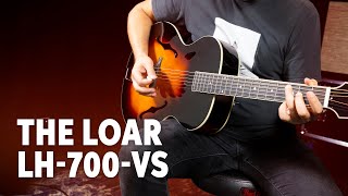 The Loar LH700VS Supreme Archtop Acoustic Guitar Demo [upl. by Aikemot]