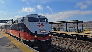 Metro North and Amtrak at Riverdale Wave Hill station [upl. by Port355]