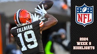 Browns WR Cedric Tillman ALL CATCHES vs Chargers  2024 Week 9 FULL Highlights [upl. by Anitnauq]